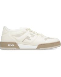 Fendi - Sneakers low-top Match in tessuto - Lyst