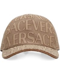 Versace - Leather Lined Hats - Lyst