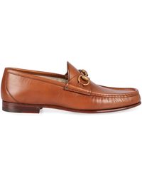 Gucci - Horsebit Leather Loafer - Lyst