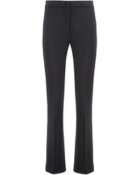 Pinko - Stretch Viscose Trousers - Lyst