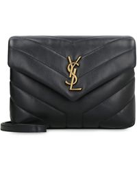 Saint Laurent - Borsa a tracolla Loulou toy in pelle - Lyst