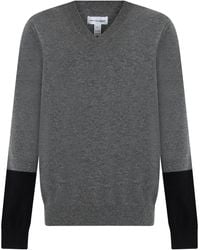 Comme des Garçons - Wool Sweater With V-Neck - Lyst