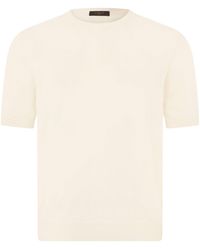 Slowear - Cotton Sweater With Short Sleeves - Lyst