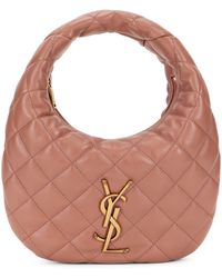 Saint Laurent - Borsa a mano Icarino in nappa trapuntata - Lyst