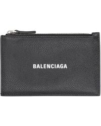 Balenciaga - Iconic Monogram Calfskin Card Holder - Lyst
