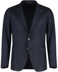Tagliatore - Single-breasted Jacket With Two Buttons - Lyst