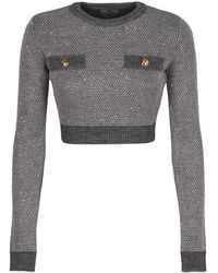 Elisabetta Franchi - Sweater With Sequins - Lyst