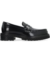 Off-White c/o Virgil Abloh - Combat Leather Loafers - Lyst