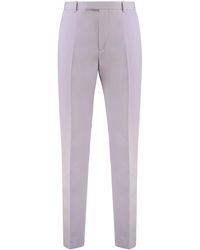 Gucci - Wool Gabardine Trousers - Lyst