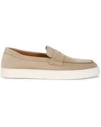 Doucal's - Mocassini slip-on in suede - Lyst