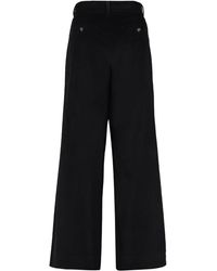 Pantaloni in raso a gamba larga Mytheresa Donna Abbigliamento Pantaloni e jeans Pantaloni Pantaloni a palazzo 