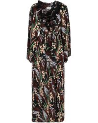 P.A.R.O.S.H. - Printed Crepe Dress - Lyst