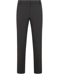 Pinko - Slim Fit Trousers With Elastic Waist And Slight Flare - Lyst