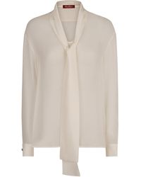 Max Mara - Crotone Silk Blouse - Lyst
