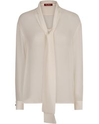 Max Mara - Crotone Silk Blouse - Lyst