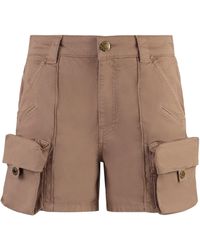 Pinko - Porta Cotton Cargo-Shorts - Lyst