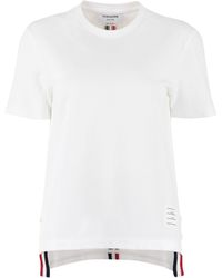 Thom Browne - Cotton Piqué T-Shirt - Lyst