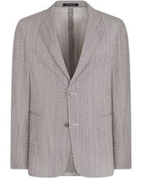 Emporio Armani - Giacca monopetto a due bottoni - Lyst