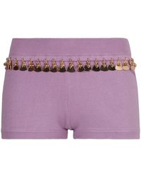Rabanne - Knitted Shorts - Lyst