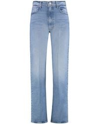 Mother - Jeans Lasso Straight-Leg Denim Cotton - Lyst