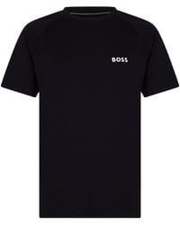 BOSS - Jersey T-Shirt With Short Sleeves - Lyst