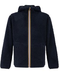 K-Way - Soft Hooded Zip Jacket - Lyst
