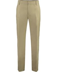 Valentino Garavani - Pantaloni in gabardine di cotone - Lyst