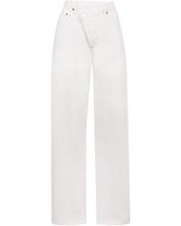 Agolde - Criss Cross5-pocket Straight-leg Jeans - Lyst