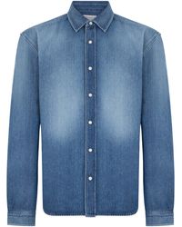 Saint Laurent - Denim Shirt With Long Sleeves - Lyst