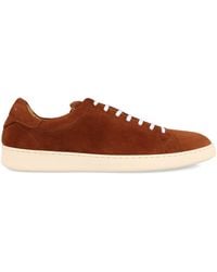Kiton - Leather Low-top Sneakers - Lyst
