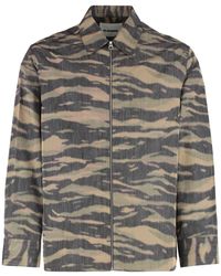 Jil Sander - Silk Blend Overshirt - Lyst