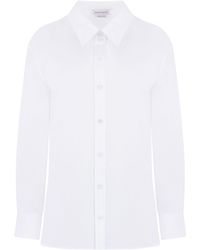 Alexander McQueen - Cotton Poplin Shirt - Lyst