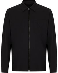 Prada - Giacca leggera in cotone - Lyst