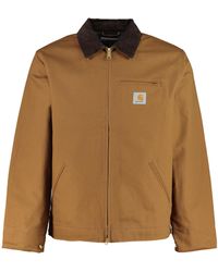 Carhartt Detroit Zippered Cotton Jacket - Brown