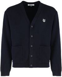 Maison Kitsuné - Cardigan - Lyst