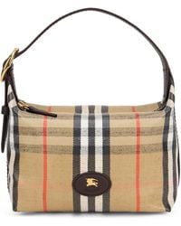 Burberry - Highlands Mini Check Tote Bag - Lyst