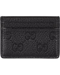 Gucci - Mini Leather Card Case - Lyst