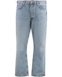 Agolde - 90's 5-Pocket Straight-Leg Jeans - Lyst