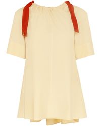 Marni Blusa in popeline - Giallo