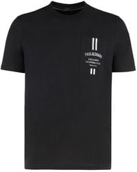 Paul & Shark - Cotton T-Shirt With Logo T-Shirts - Lyst