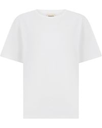 KHAITE - Classic Short-Sleeve T-Shirt - Lyst