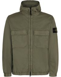 Stone Island - Waterproof Jacket With Hood - Lyst
