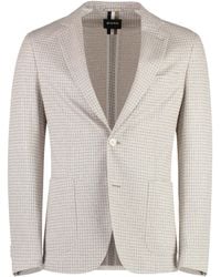 BOSS - Single-Breasted Two-Button Jacket - Lyst