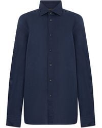 Slowear - Linen Shirt With Long Sleeves - Lyst