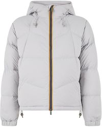 K-Way - Padded Hooded Lightweight Jacket - Lyst