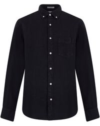 GANT - Camicia a maniche lunghe in lino - Lyst
