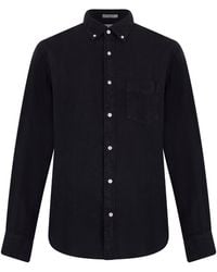 GANT - Long Sleeve Linen Shirt - Lyst