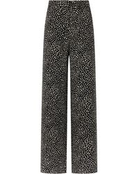 Max Mara - Wide Polyesters Pants - Lyst