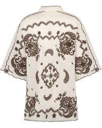 Zimmermann - Ascension Embroidered Linen Shirt - Lyst