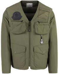 Moncler - Moncler x Pharrell Williams - Giacca multitasche Malpe in cotone - Lyst